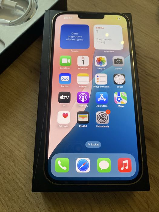 Iphone 13 Pro Max Gold 93%bat Oryginal stan bdb Gratisy