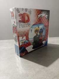 NOWE Puzzle 3D biedronka i czarny kot