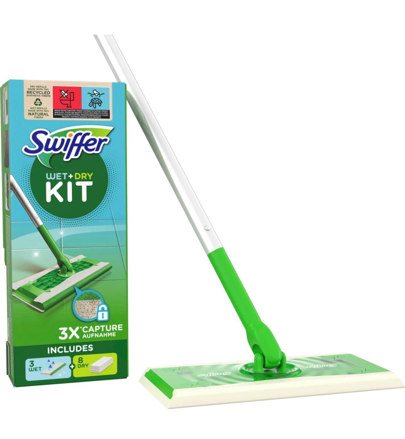 Швабра Swiffer для сухого та вологого прибирання