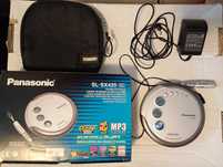 Discman Panasonic SL-SX425 (działający) wraz z pilotem i akcesoriami