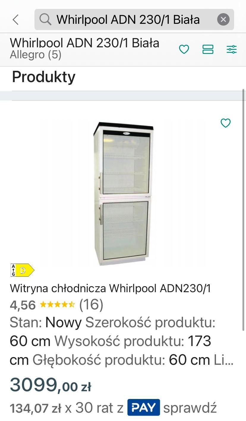 Lodówka Whirlpool