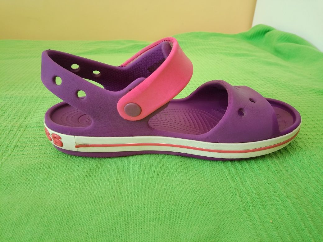 Crocs fioletowe J2 22cm dziewczęce