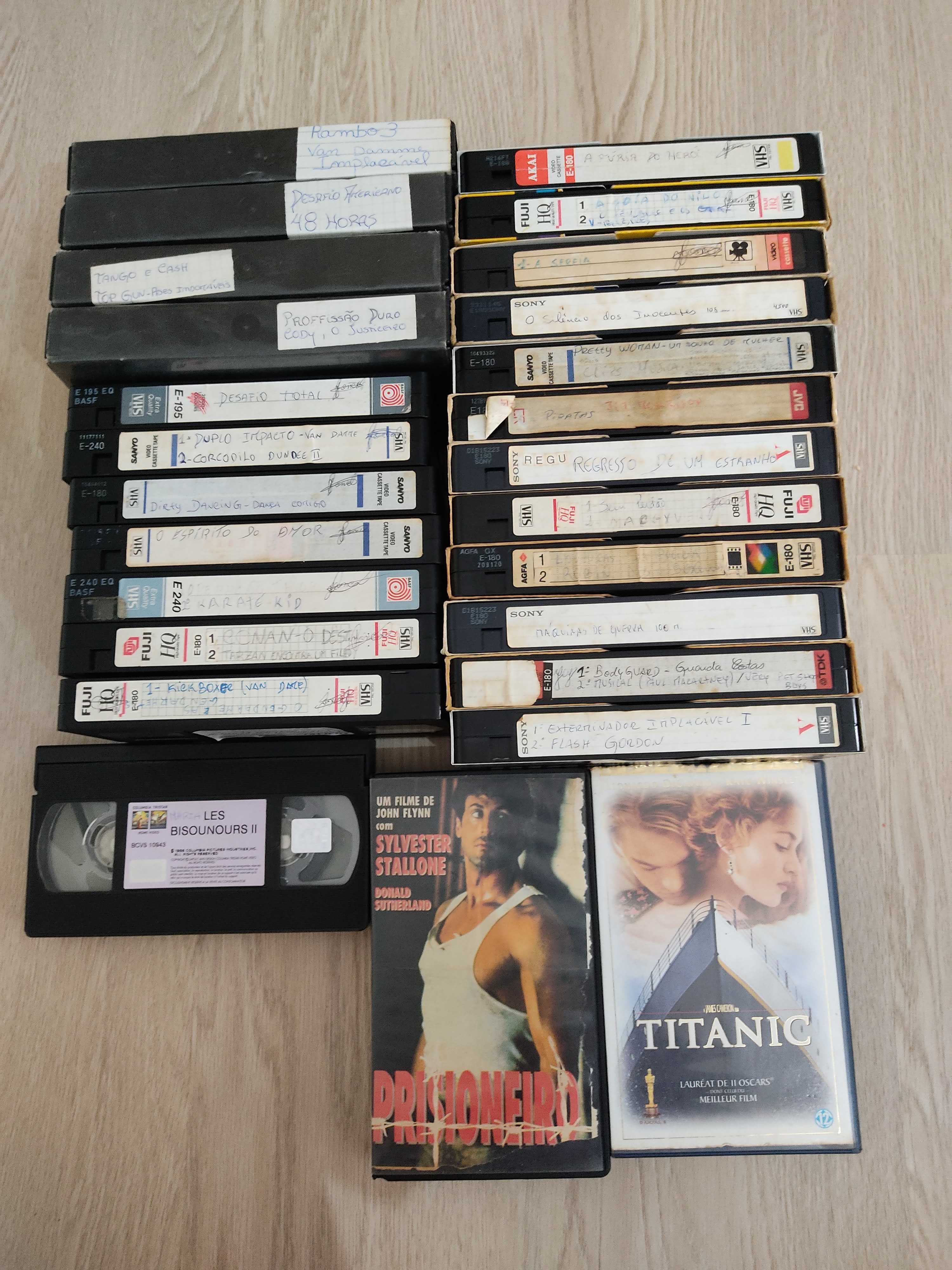 Cassetes de vídeo/filmes VHS