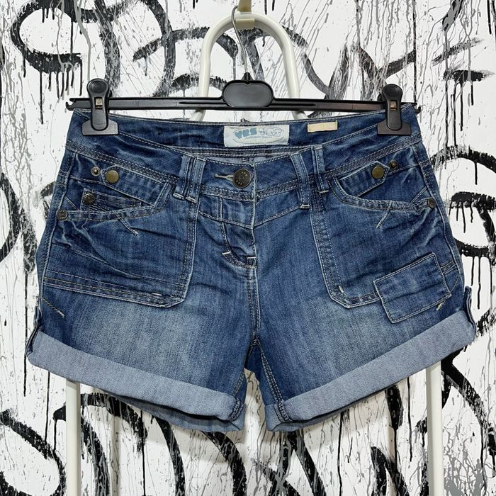 Жіночі джинсові шорти yes yes, зручні, кежуал, звичайні, котонові