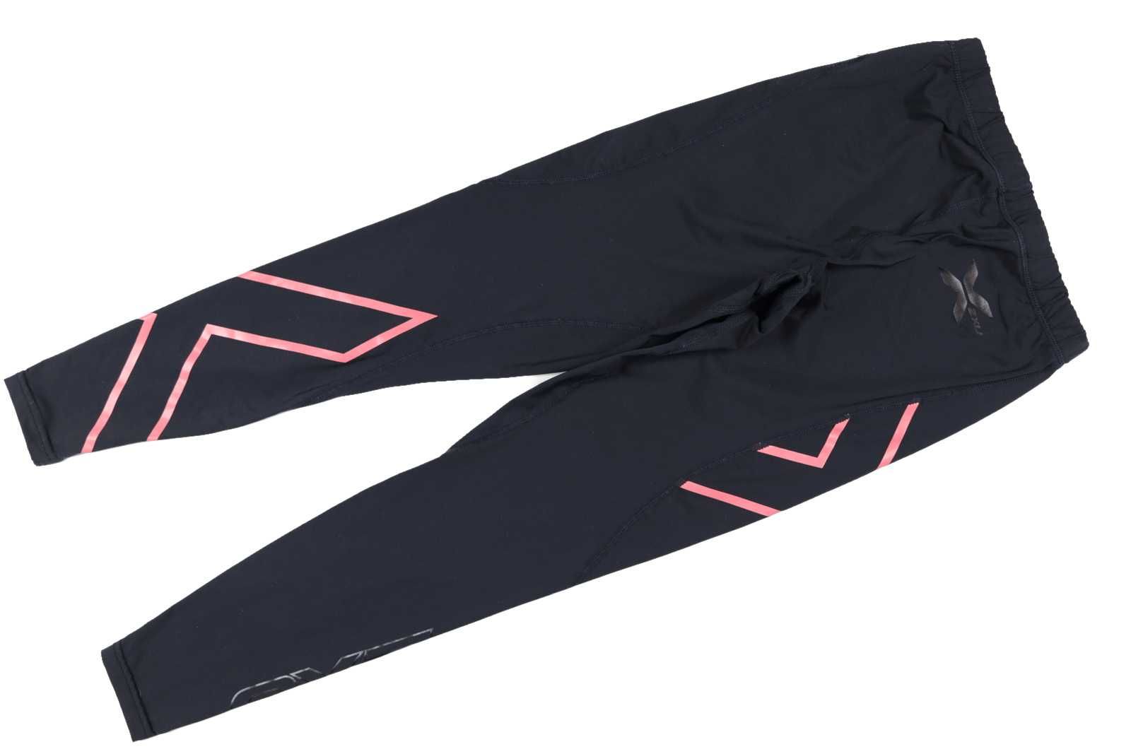 2XU kompresyjne legginsy czarne X morela lady S