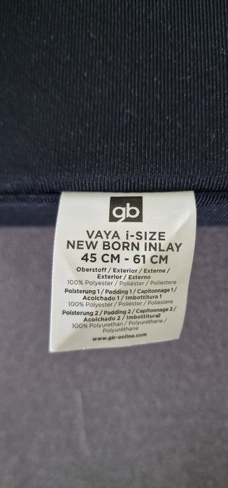 Fotelik samochodowy GB Vaya I-Size 0-18 kg