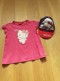 Hello Kitty t-shirt i czapka z daszkiem  110