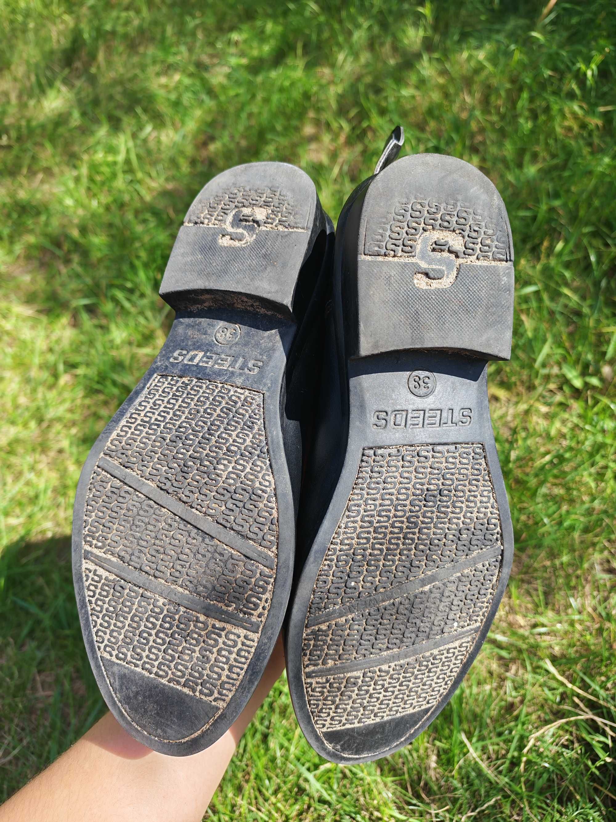 Oficerki jeździeckie 38 slim z syntetycznej skóry