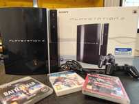PlayStation 3 box plus gry