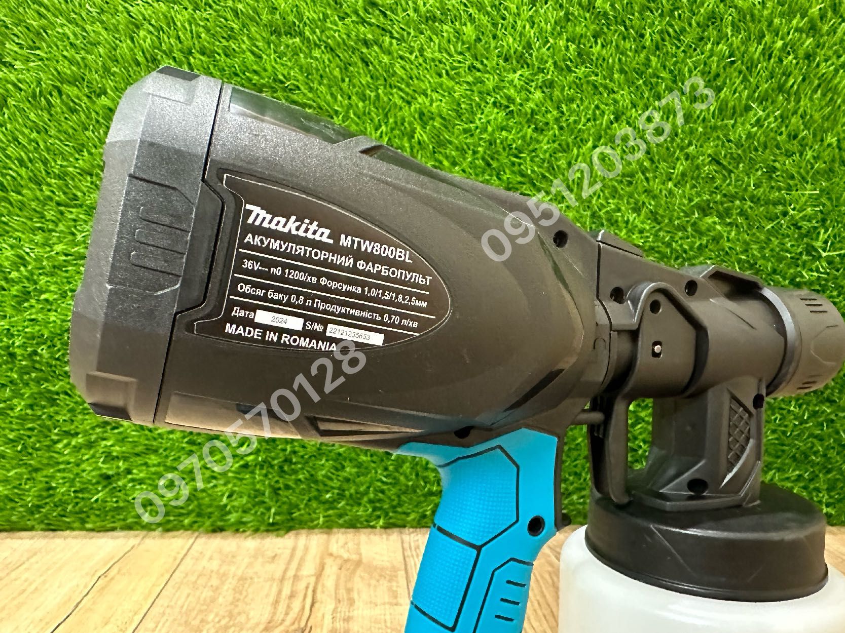 Аккумуляторный краскопульт Makita MTW800BL 36V 6Ah 3 режима распыления