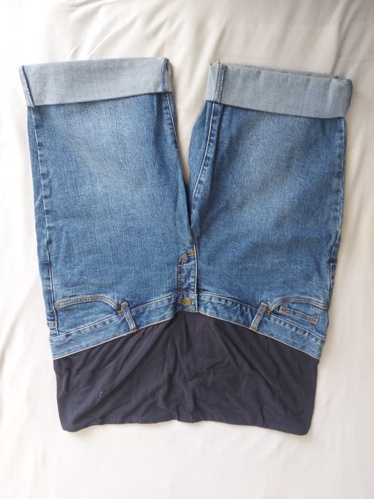 Krótkie jeansowe spodenki ciążowe Bon Prix 46