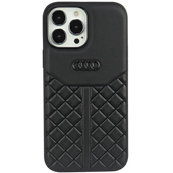 Etui ochronne na iPhone 13 Pro / 13 - Audi Genuine Leather - Czarne