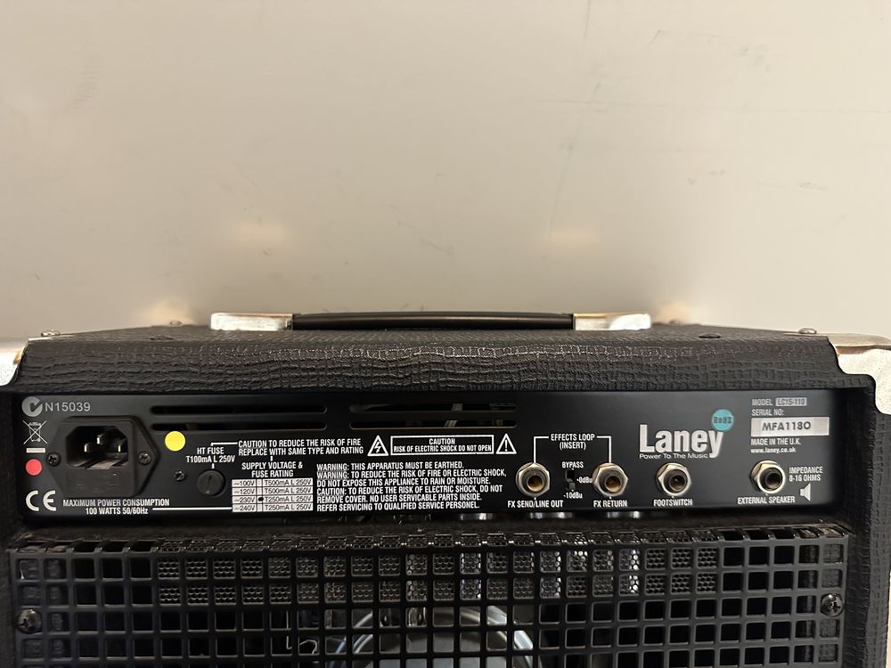 Amplificador Laney LC 15 Valvulado