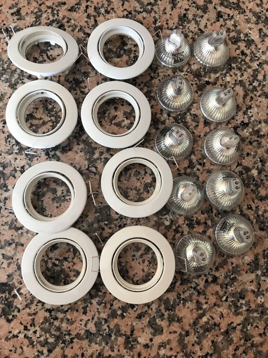 Projectores regulaveis com lampada 35w halogenio