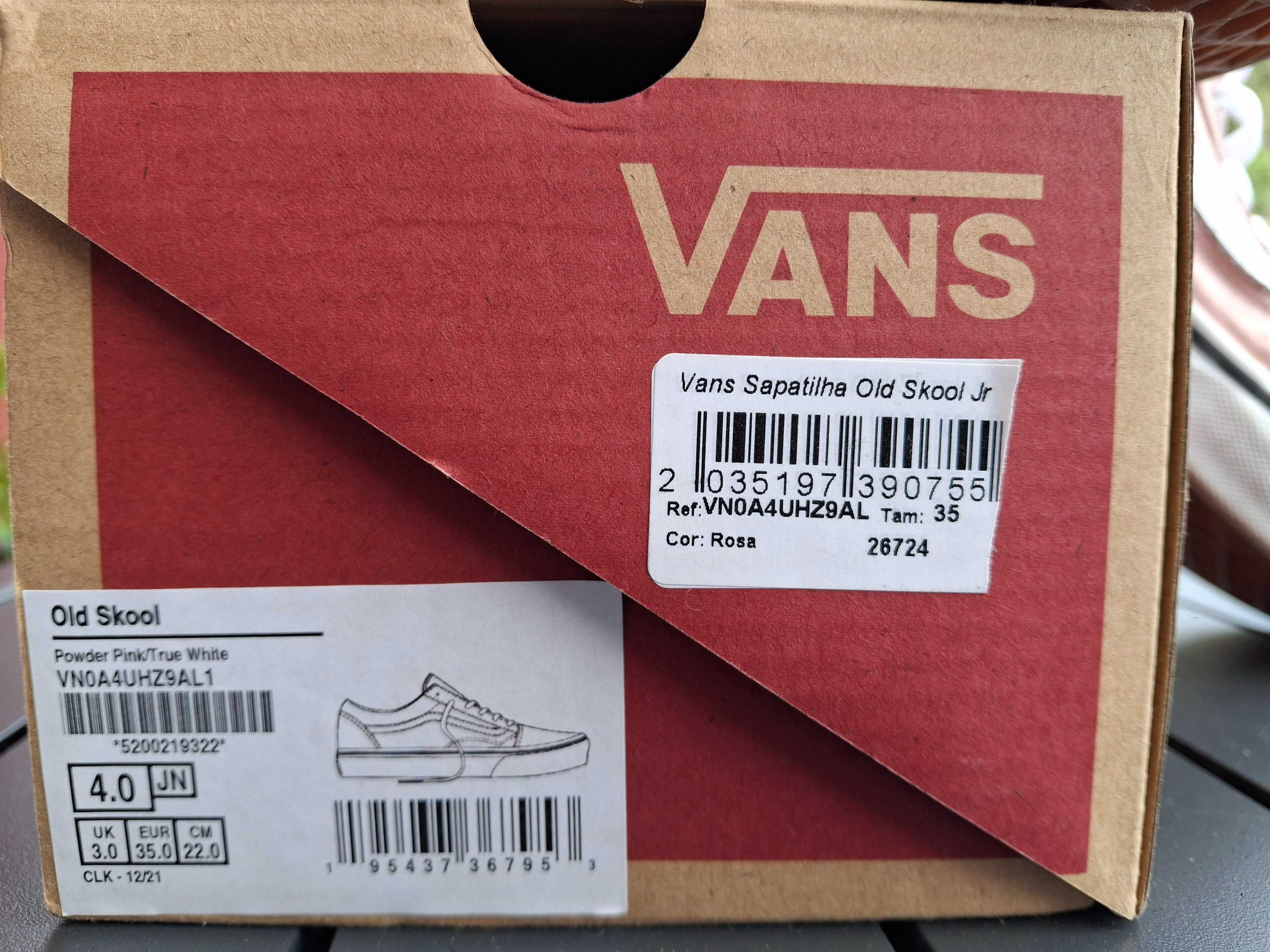 Sapatilhas Vans rosa