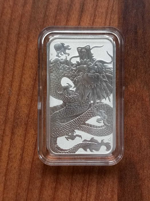 Moeda 1 Dólar Austrália "Dragão " 2022