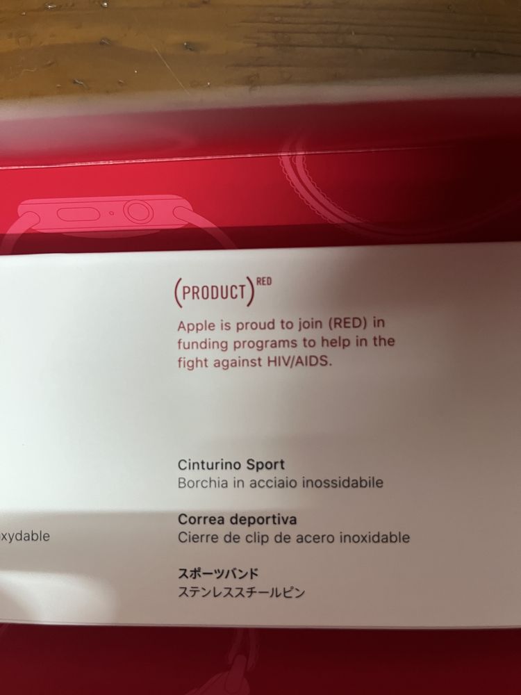Apple Watch 7 red product