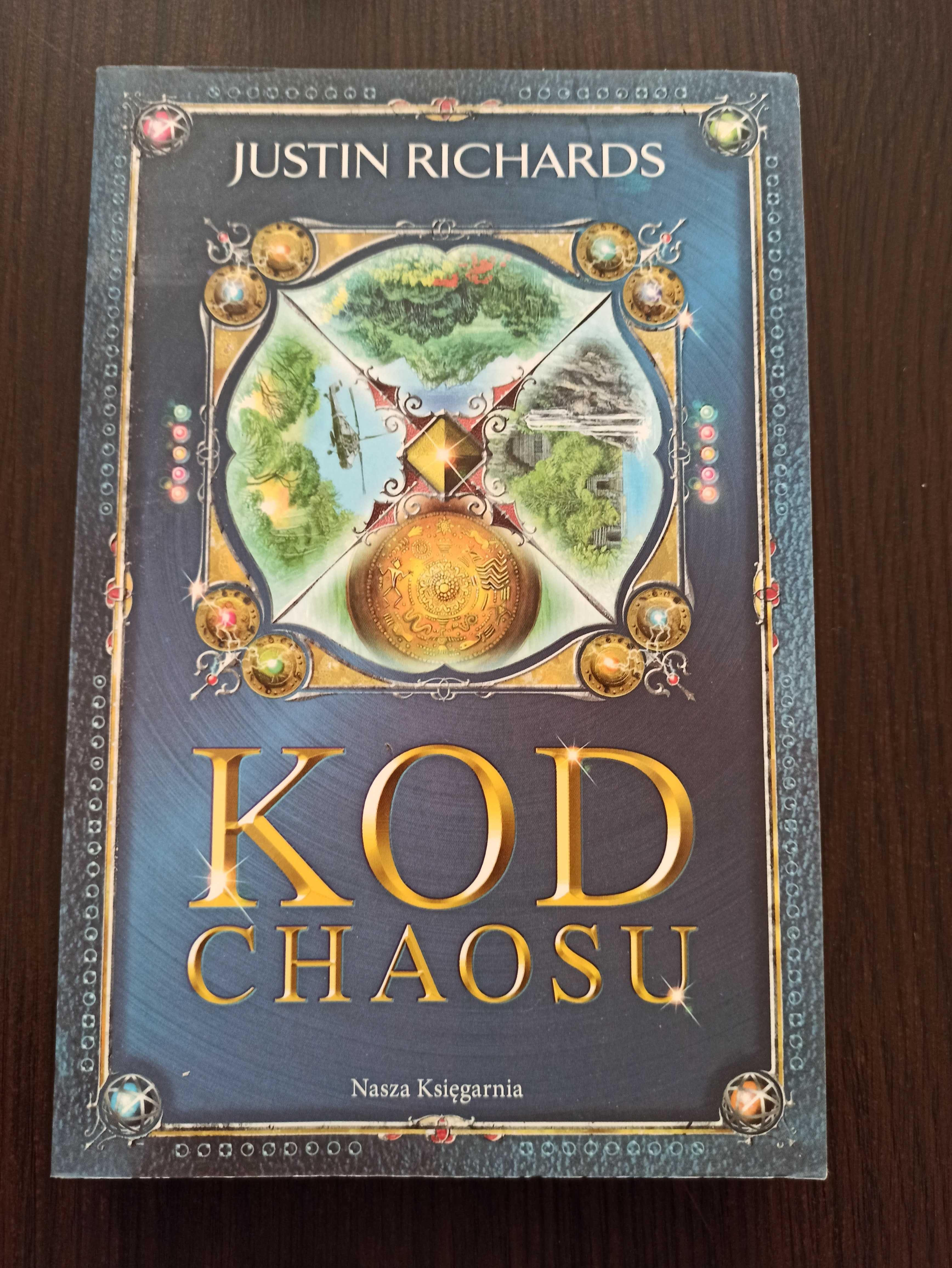 Książka "Kod chaosu"- Justin Richards.
