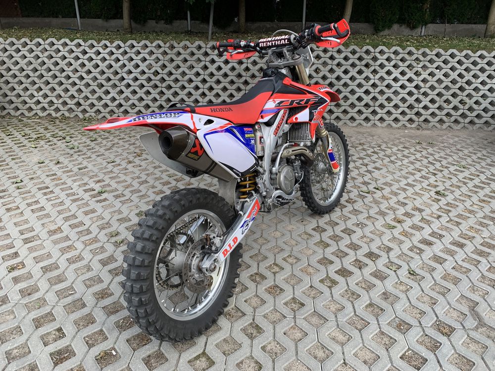 Honda CRF 450X wersja Enduro X homolgacja rozrusznik