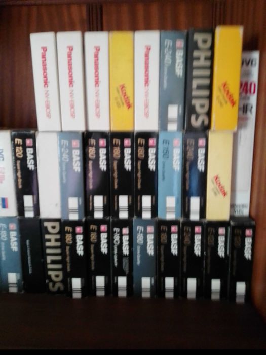 Cassetes VHS de 120/180/240 minutos