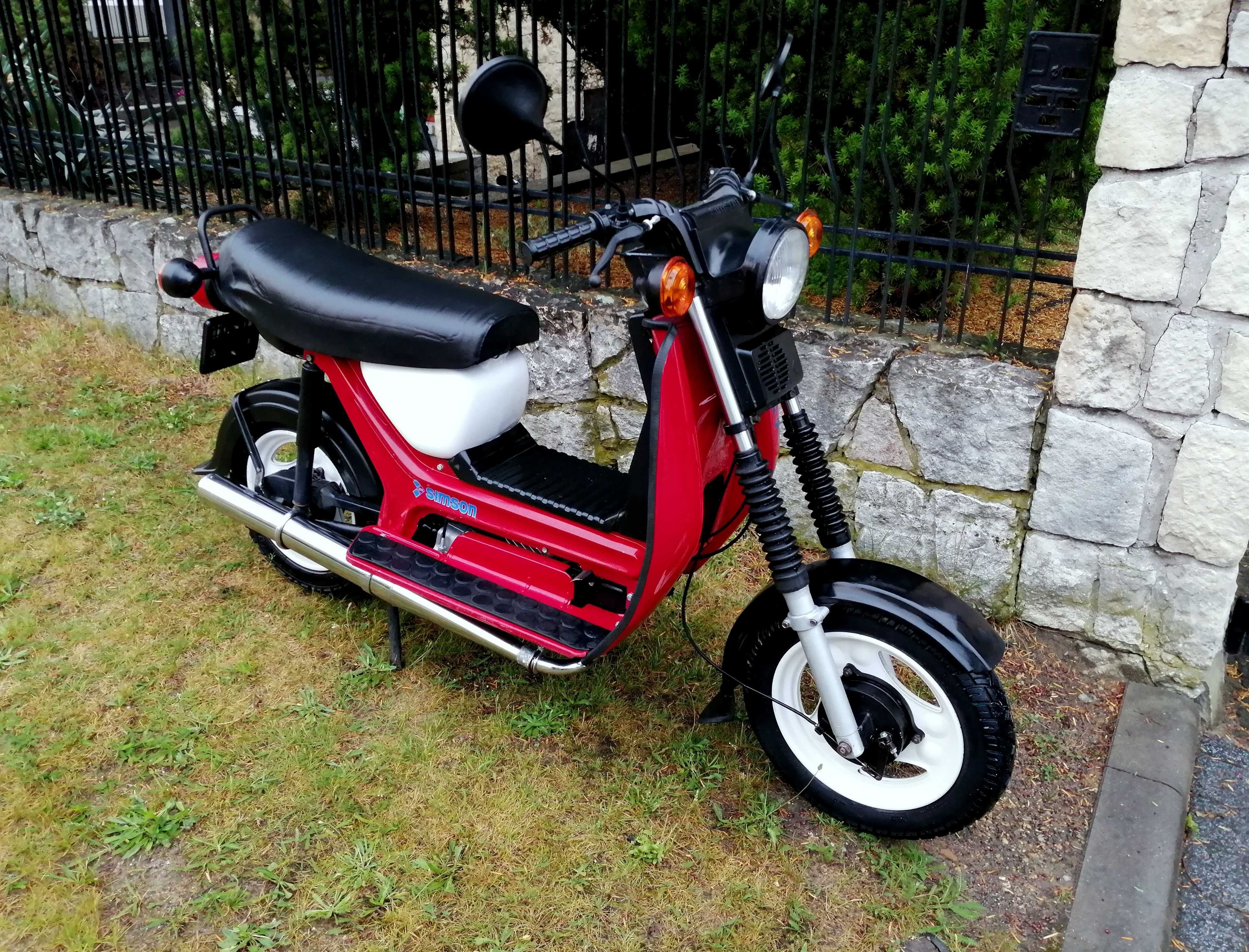Simson Skuter SR50 PERFEKCYJNY STAN 1990r Instalacja 12V DŁUGIE OPŁATY