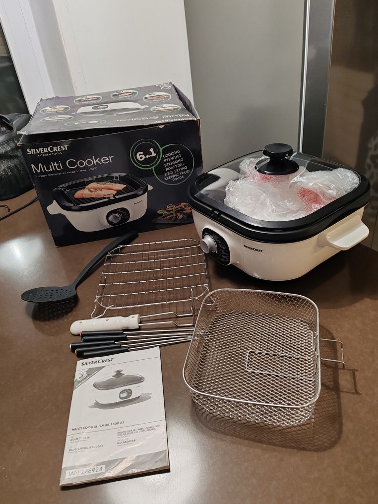 SILVERCREST 6 w 1 Multi cooker gotowanie duszenie smażenie pieczenie