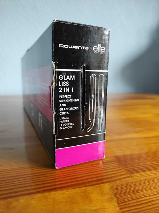 Стайлер, випрямляч для волосся Rowenta Elite Glam Liss 2 в 1