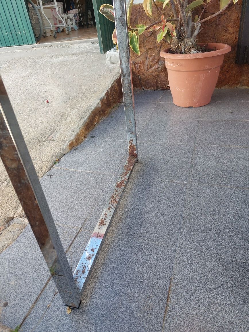 Mesa de vidro 100x71cm