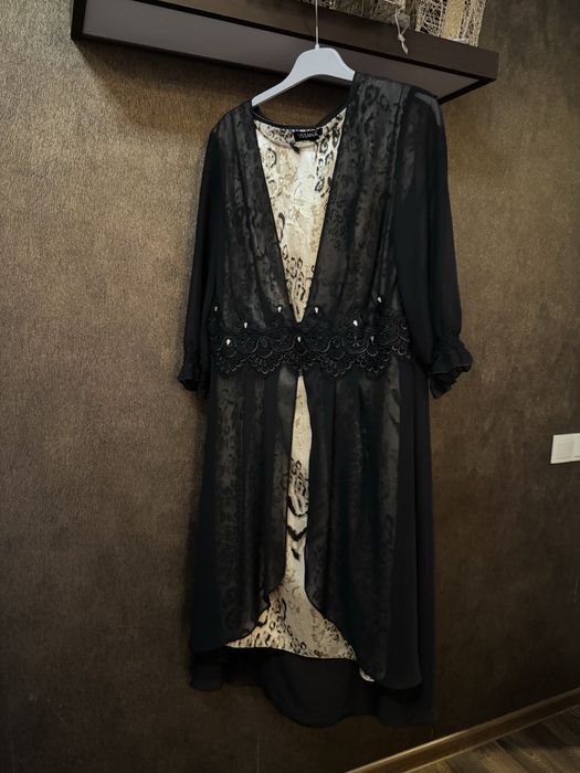 Шикарна сукня в леопардовому принті