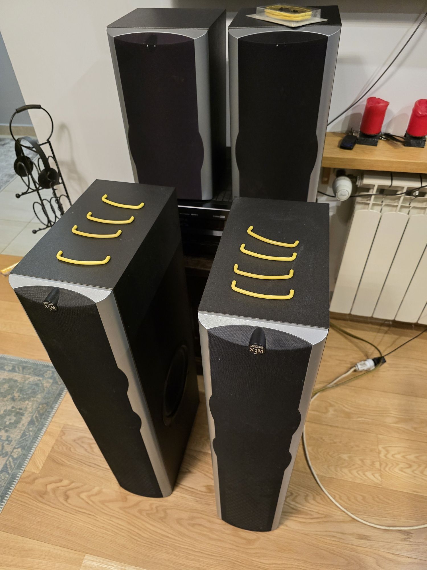 Kolumny Jamo X3M 8, x830 zestaw 4 głośniki