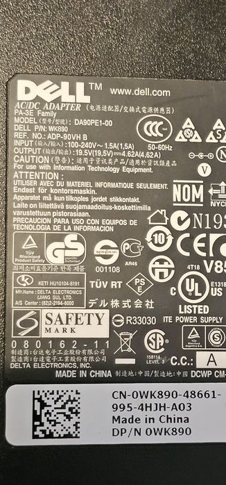 Zasilacz Dell PA-3E oryginalny