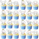 Cinnamoroll toppery pikery na tort muffinki dekoracja Sanrio Kuromi 24