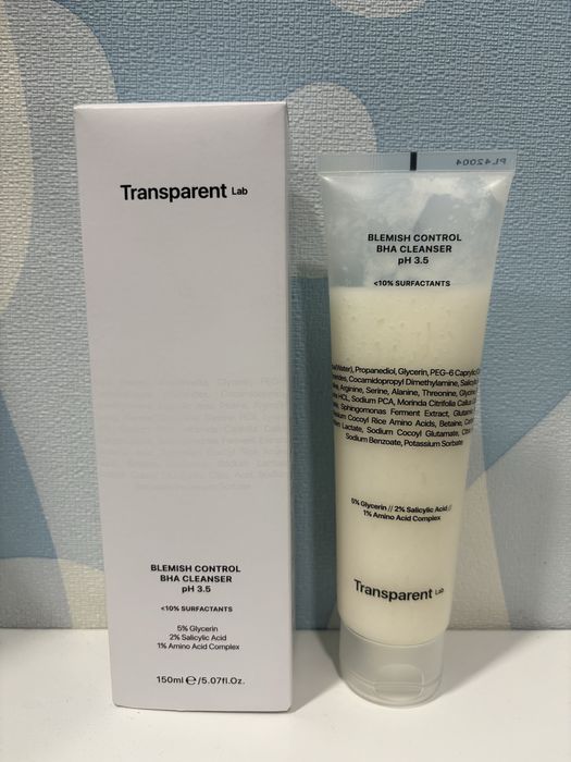 Очищуючий гель Transparent-Lab Blemish Control BHA Cleanser, +-130 ml