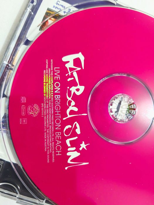 CD fatboy Slim live on Brighton beach sem riscos