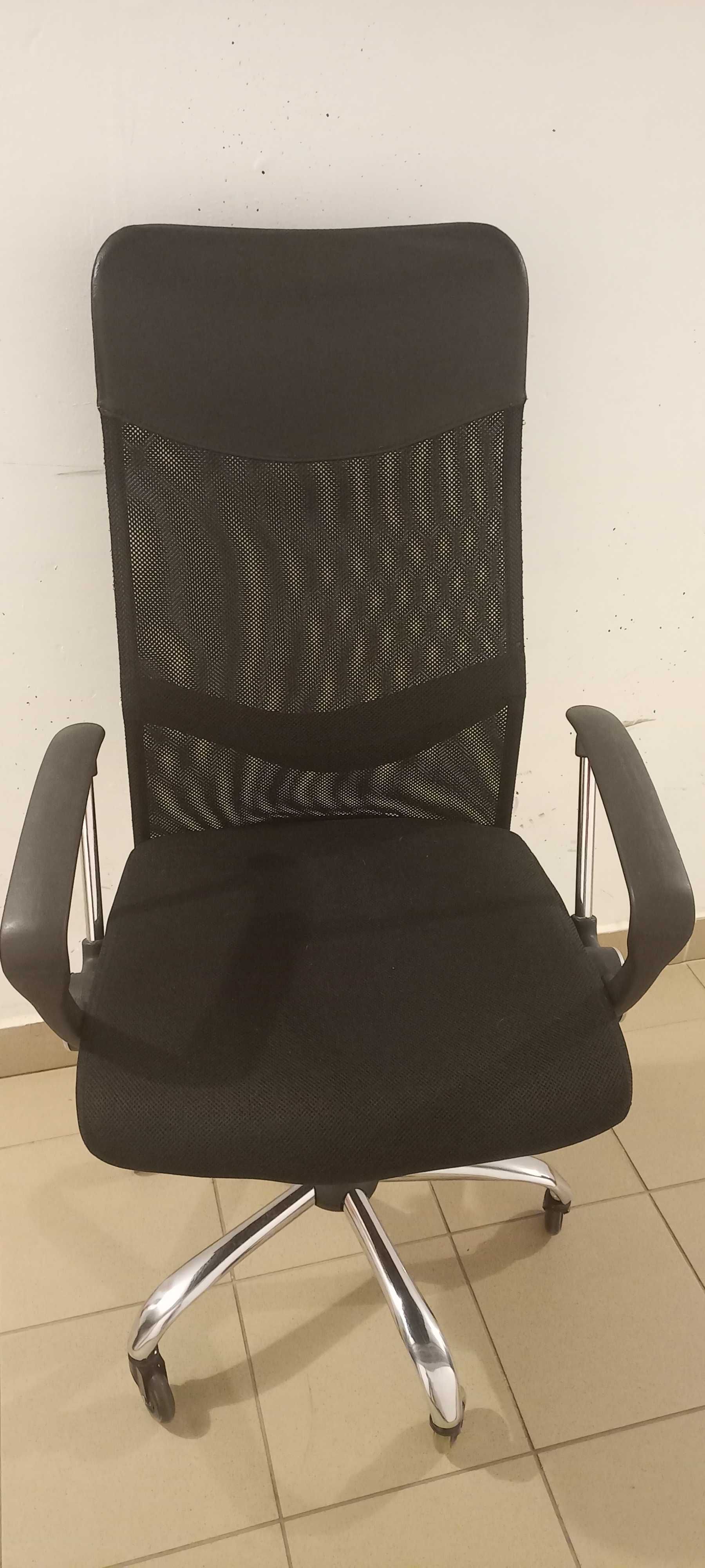 Fotel obrotowy biurowy ergonomiczne krzesło siatka Mesh opcja bujania