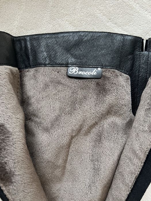 Нові жіночі чоботи ботфорти Brocoli з натуральної замші