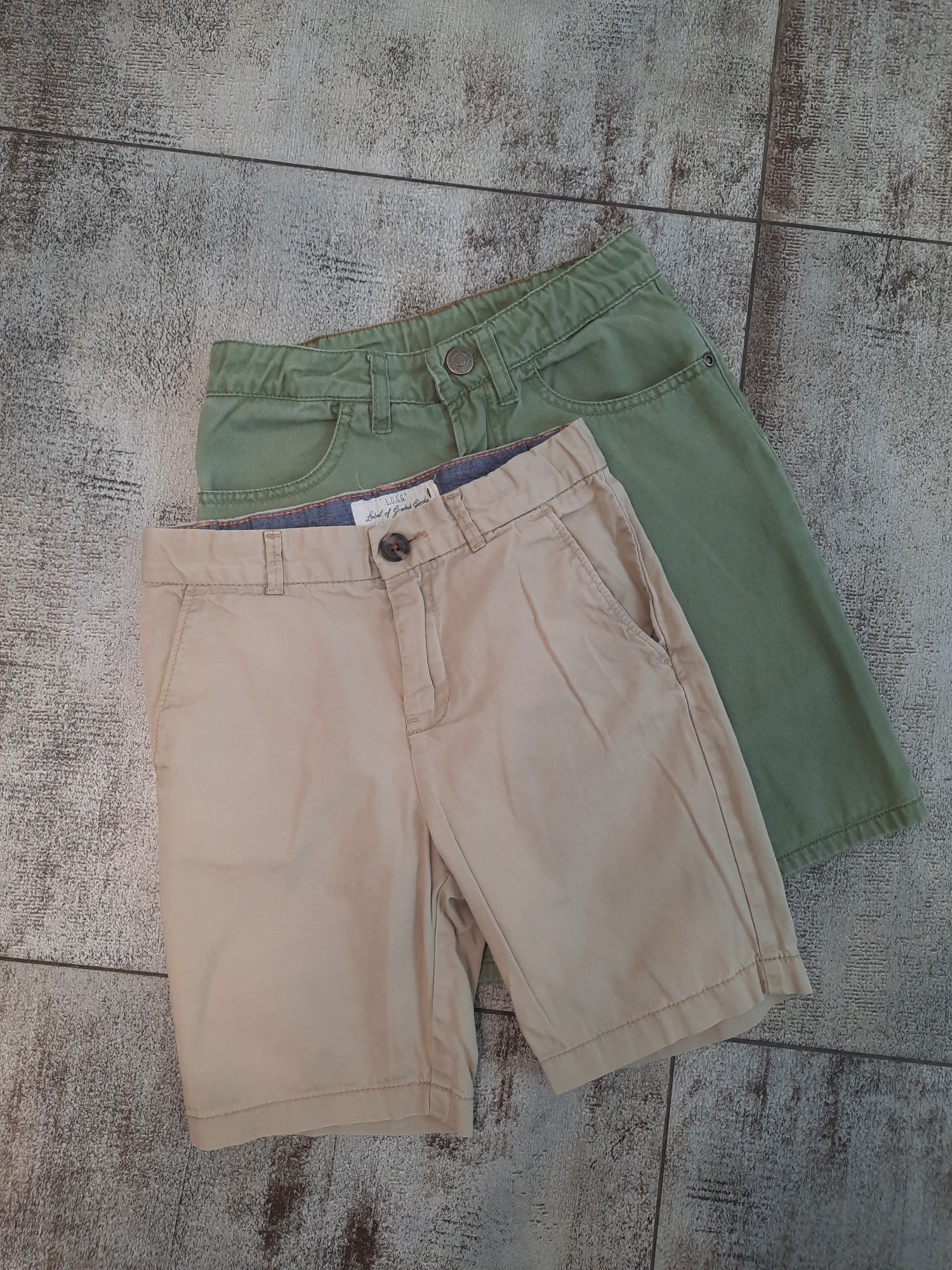H&M spodnie spodenki chłopięce 116-122