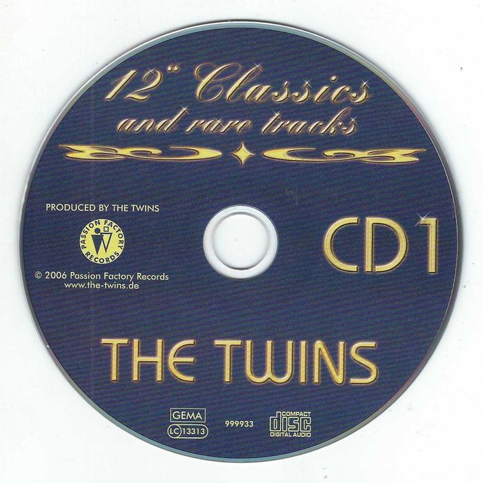 2 CD The Twins - 12" Classics And Rare Tracks (2006) (Passion Factory)