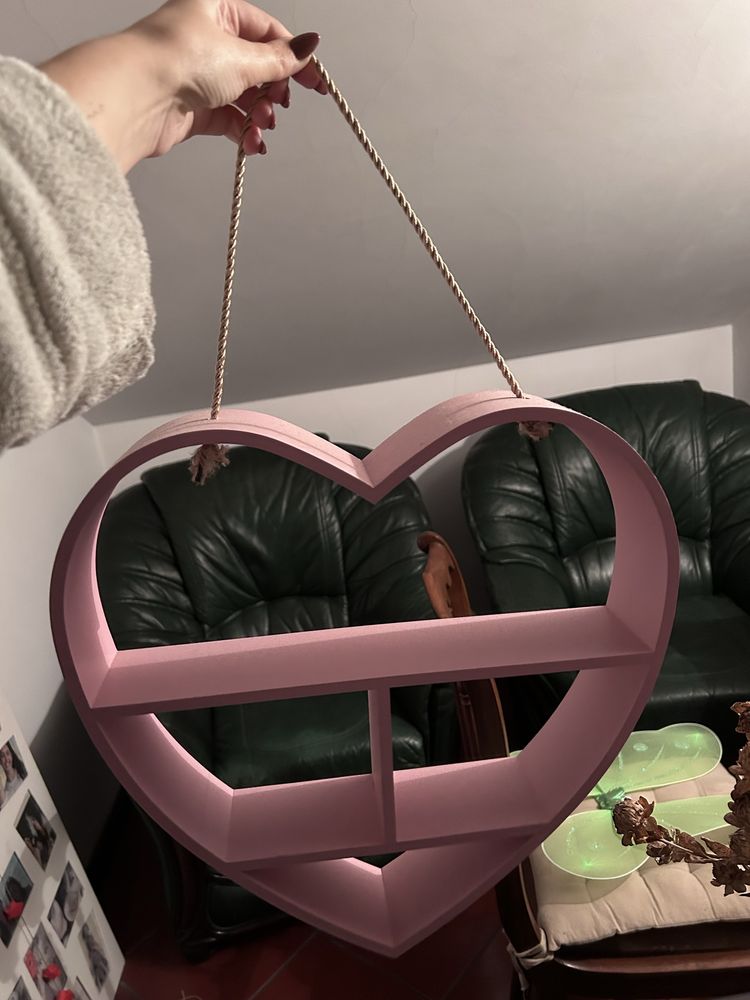 Decoração em forma de coração