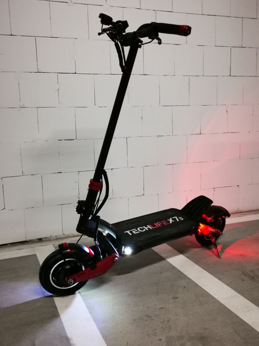 SUPER Hulajnoga TECHLIFE X7s 1 właściciel IGŁA, DODATKI Polecam! 65km