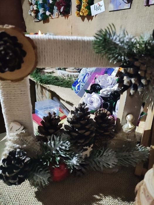 Ramki ozdobne świąteczne. Rękodzieło. Handmade