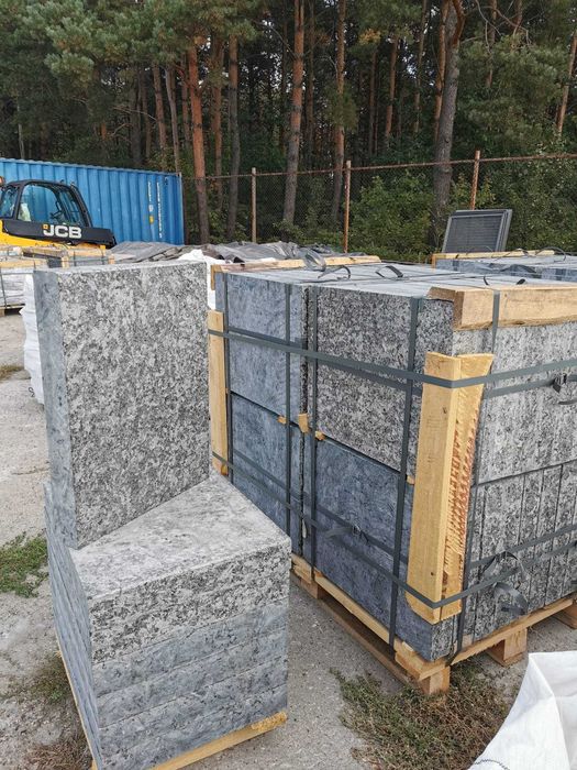 Palisada granitowa kamienna cięta - LABRADORYT