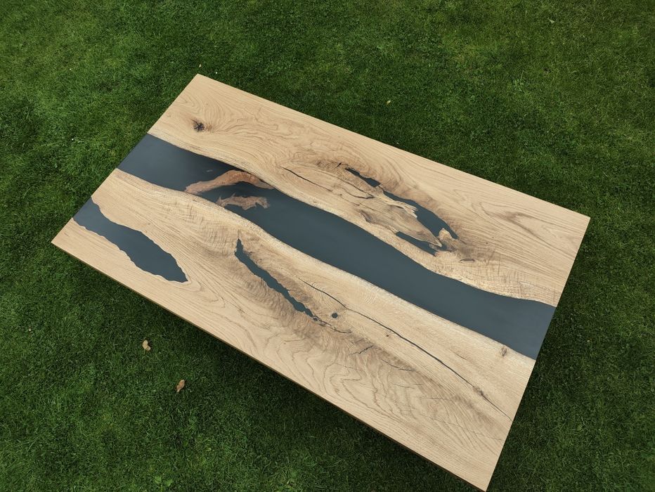 Stół Ława Dąb Źywica Epoksydowa