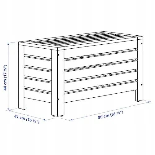 Ikea skrzynia ogrodowa ławka box schowek donica Applaro
