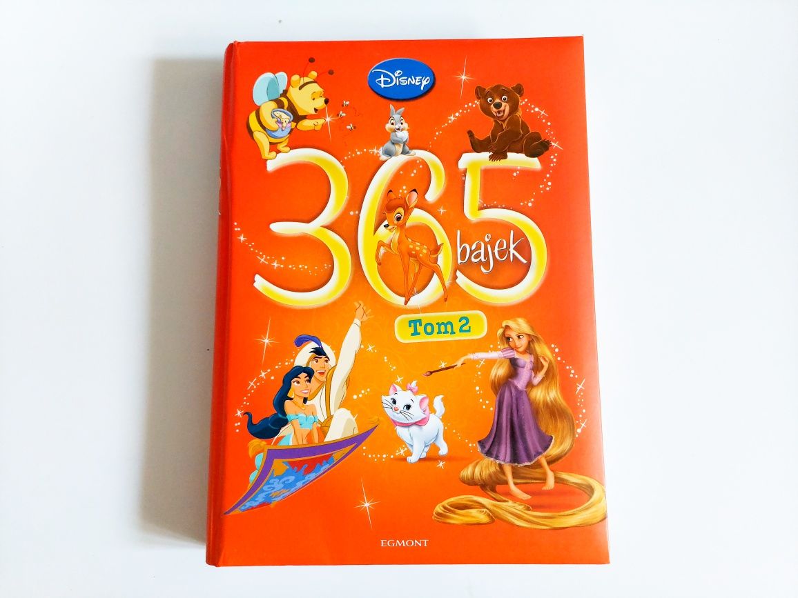 Książka Disney 365 bajek egmont piekna i bestia król lew bambi dumbo
S