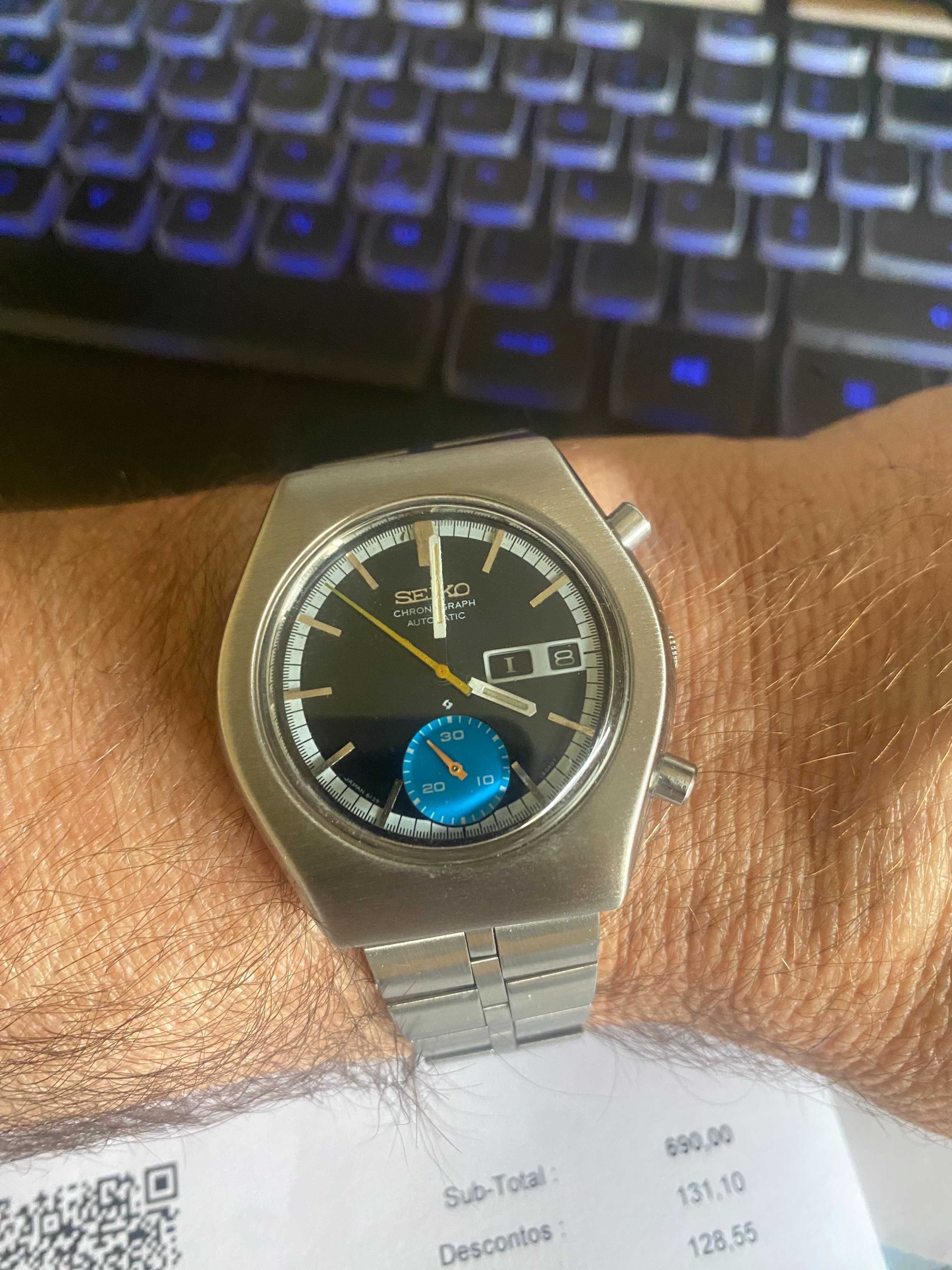 Seiko 6139  /  8020 cronógrafo automático