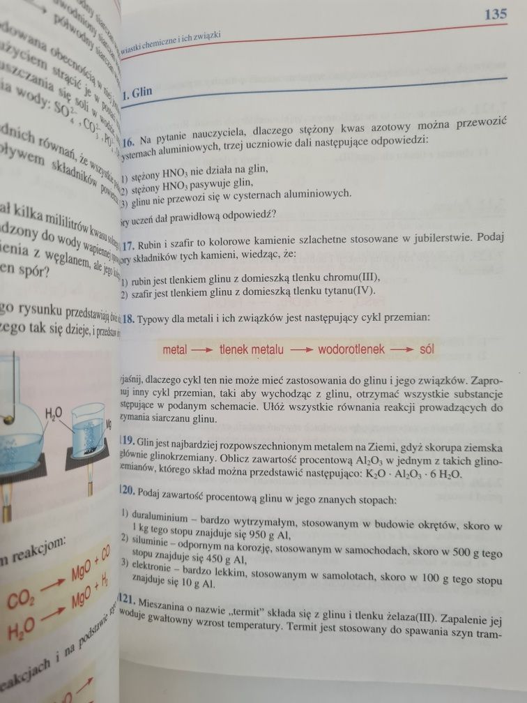 Chemia dla gimnazjalistów - zadania od łatwych do trudnych