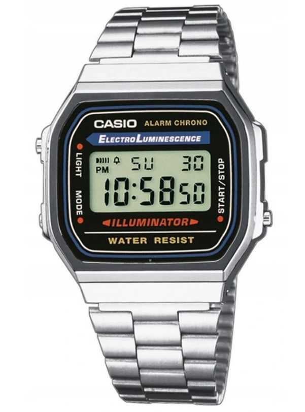 zegarek casio vintage a168wa-1wcr + box