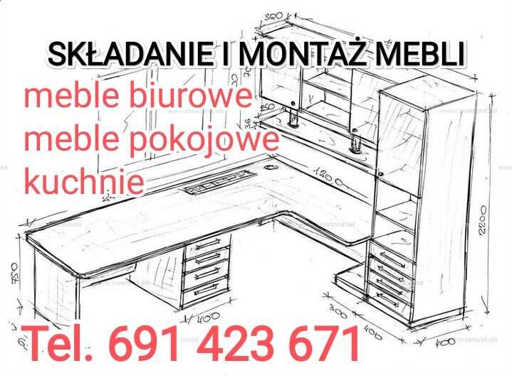 Składanie i montaż mebli Agata Meble BRW Ikea Castorama