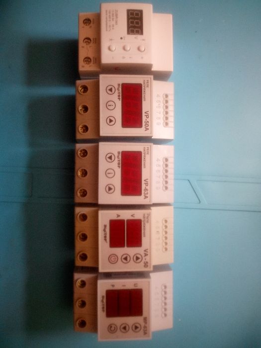 Установка реле напряжения (барьеров) Зубр и digitop 40а-63a